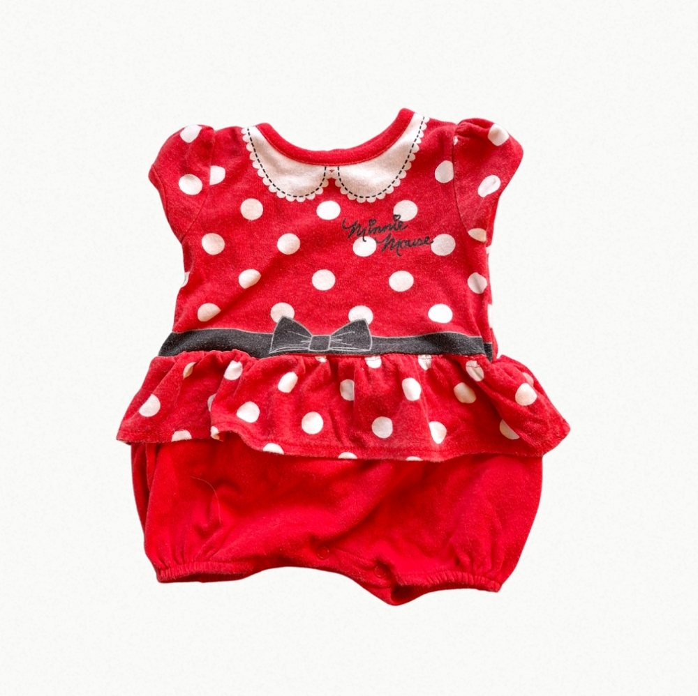 Disney Minnie Mouse Baby Onesie 0-3 Month